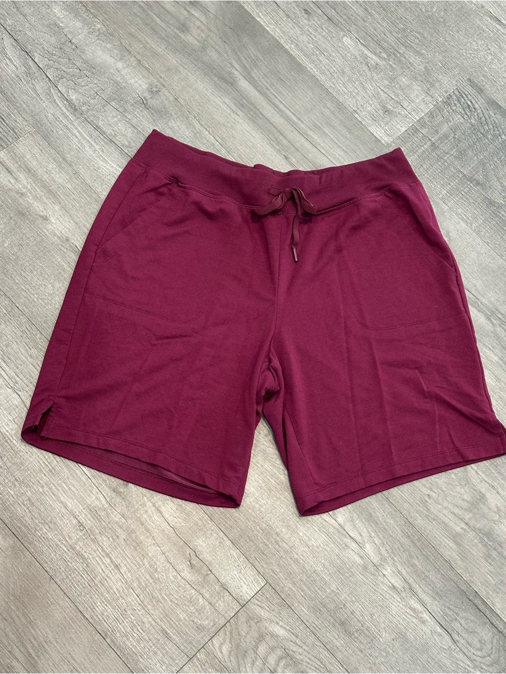 Athletic Works Maroon Pullover Sweatshirt with Logo Tag